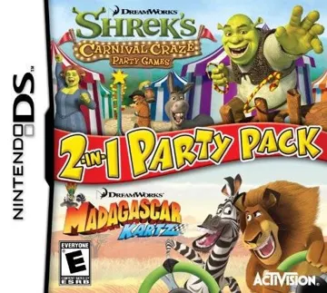 DreamWorks 2-in-1 Party Pack (USA) (En,Fr) box cover front